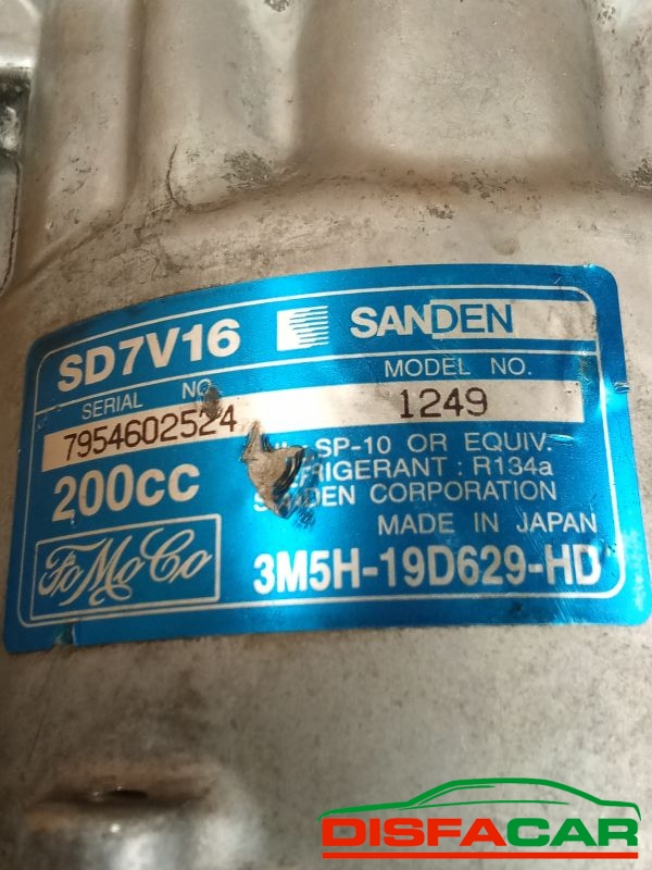 Compressore clima usato Volvo V50 S40. FORD FOCUS 2A. C-MAX 2004, codice 1249 – foto 3 di 10
