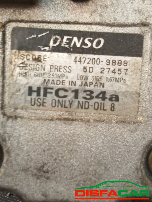 Compressore clima usato Daihatsu Terios 1A SERIE 1997, codice 447200-9888 – foto 3 di 10