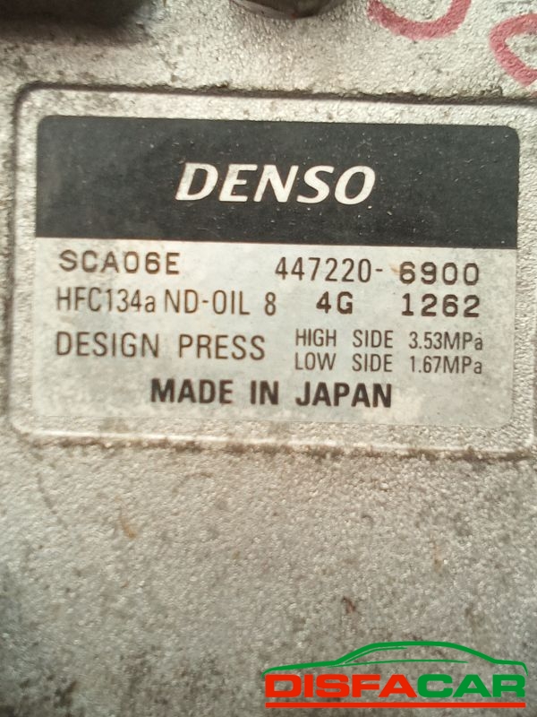 Compressore clima usato Daihatsu Terios 1A SERIE 1997, codice denso – foto 3 di 10