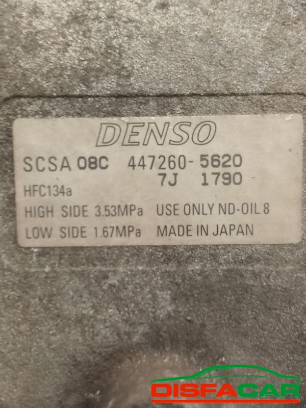 Compressore clima usato Daihatsu MATERIA 2006, codice denso – foto 3 di 10