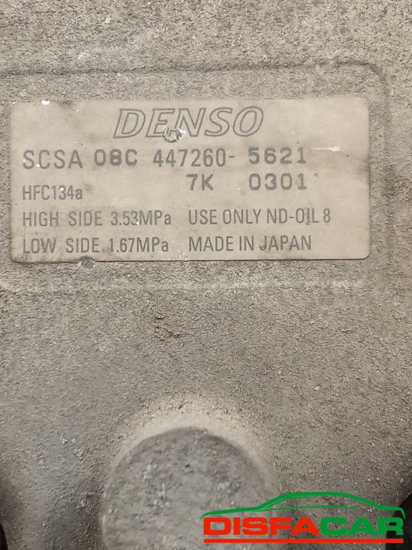 Compressore clima usato Daihatsu MATERIA 2006, codice K3 – foto 3 di 10