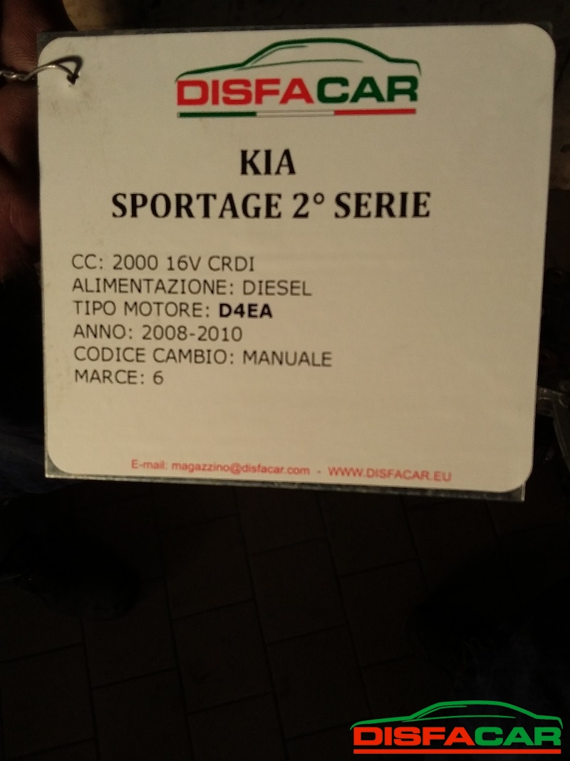 Cambio usato Kia Sportage 2A SERIE 2008, codice s614je – foto 11 di 13