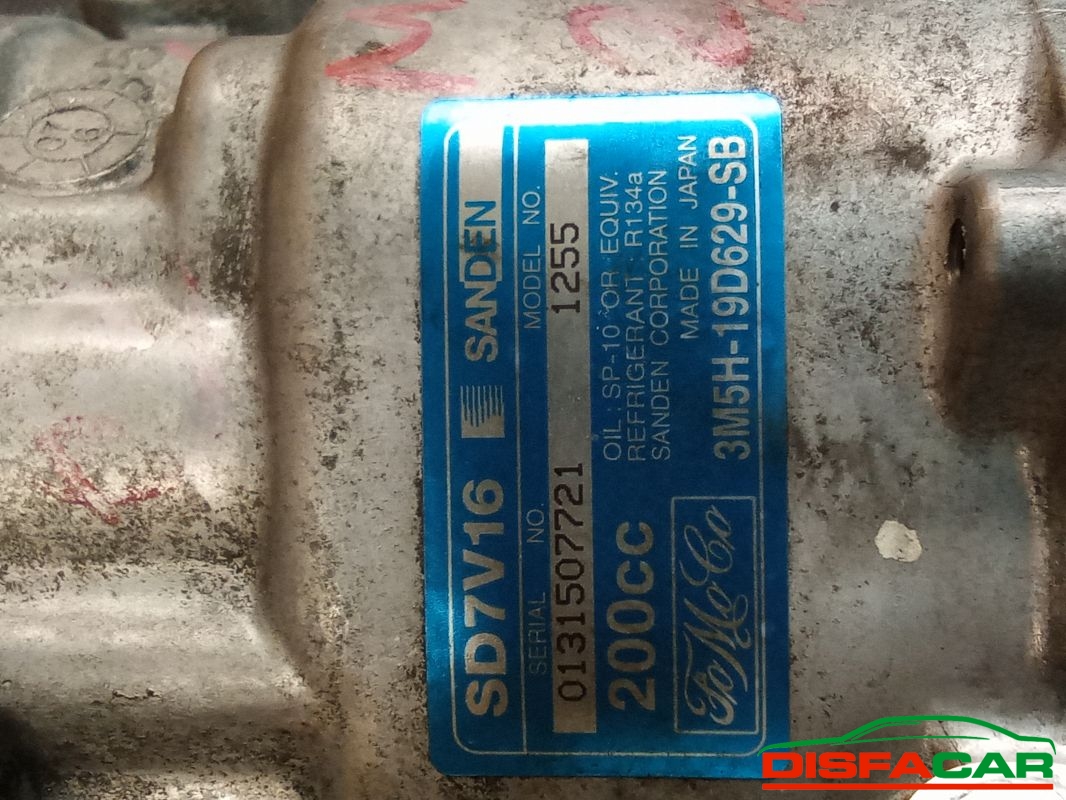 Compressore clima usato Mazda 3 1A SERIE 2006, codice sanden – foto 3 di 10
