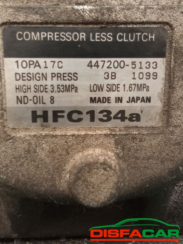 Compressore clima usato Chrysler Voyager 1995, codice VM69B – foto 3 di 10
