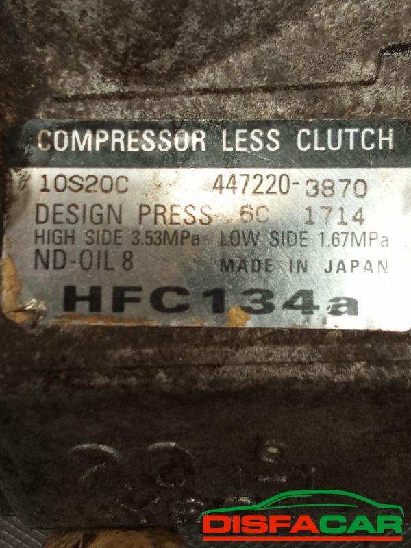 Compressore clima usato Chrysler Voyager 2001, codice 447220-3870 – foto 3 di 10