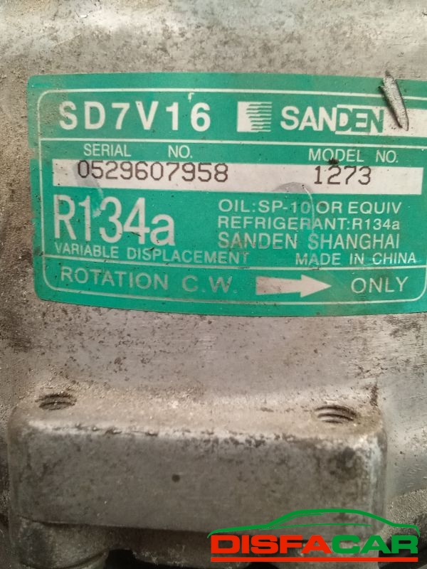 Compressore clima usato DR DR5 2007, codice SQR484F – foto 3 di 10