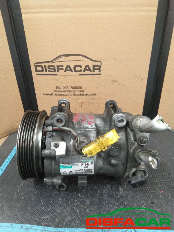 Compressore clima usato Peugeot 407 607, C5 2004, codice 1332f – foto 2 di 10