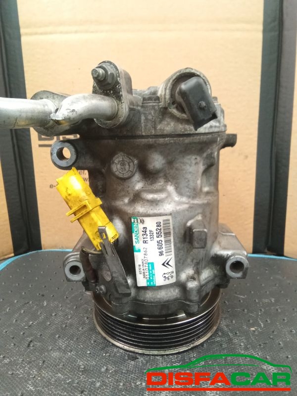Compressore clima usato Peugeot 407 607, C5 2004, codice 1332f – foto 8 di 10