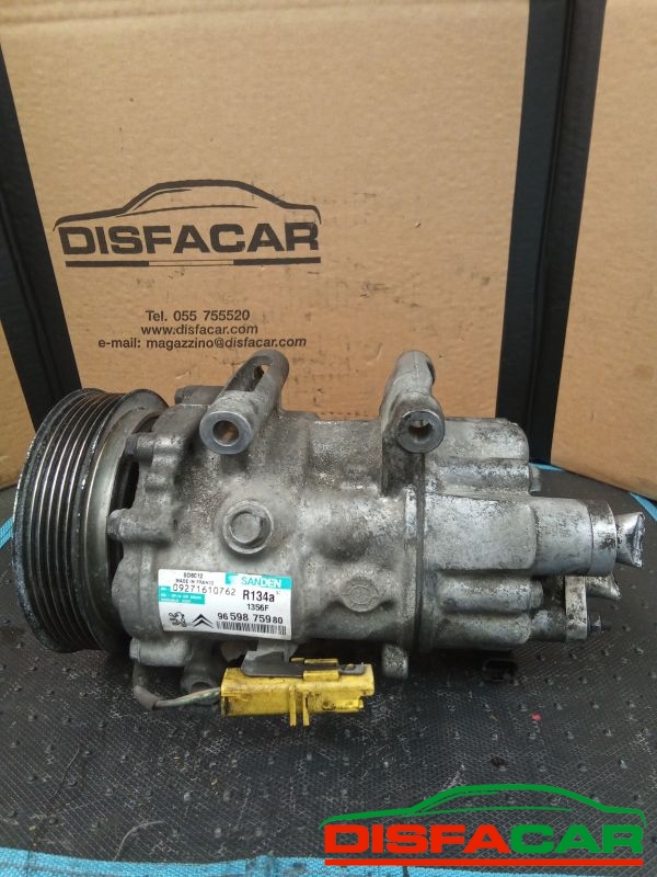 Compressore clima usato Peugeot 307 CITROEN C4 - 308 2000, codice 1356f – foto 2 di 10