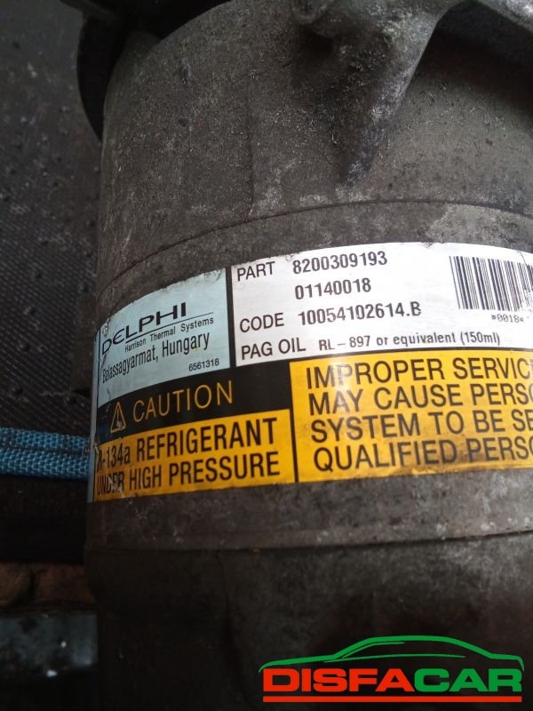 Compressore clima usato Renault Megane 2A SERIE , SCENIC 2A SERIE 2002 – foto 4 di 11