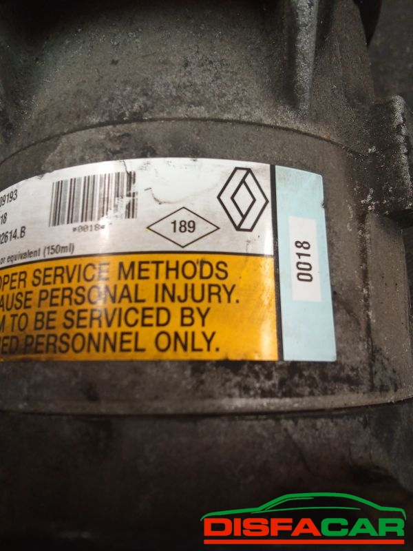 Compressore clima usato Renault Megane 2A SERIE , SCENIC 2A SERIE 2002 – foto 3 di 11