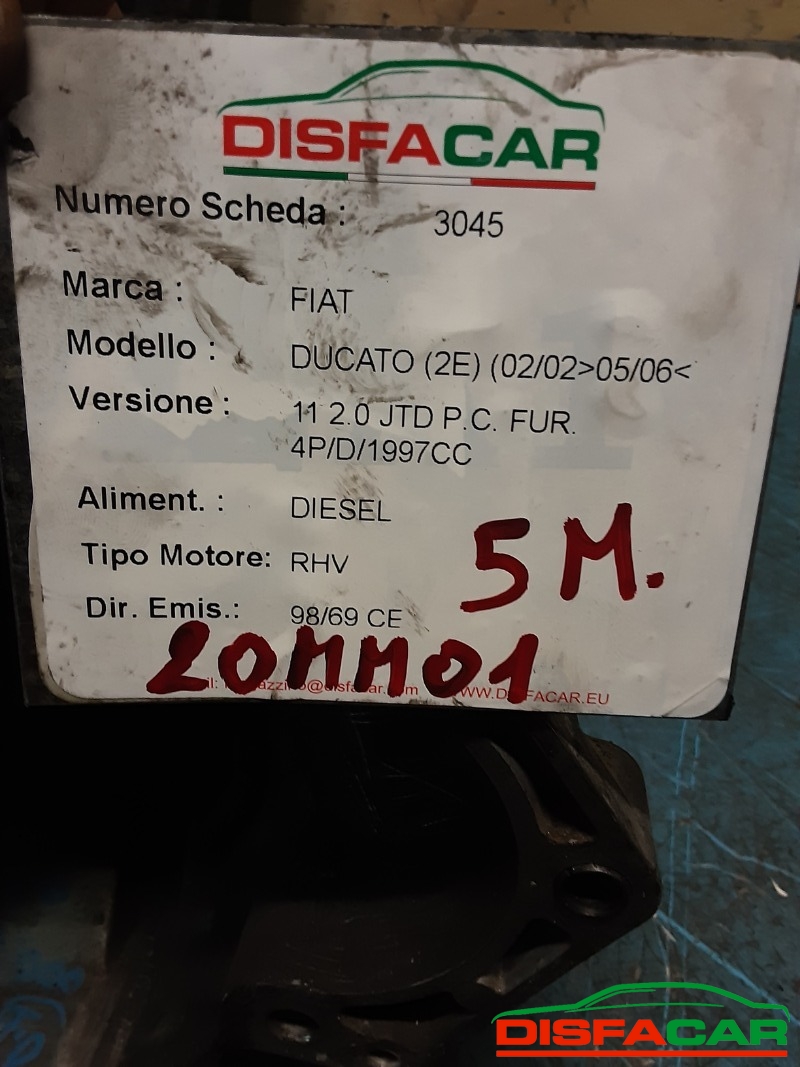 Cambio usato Fiat Ducato (244) 2002, codice 20mm01 – foto 11 di 12
