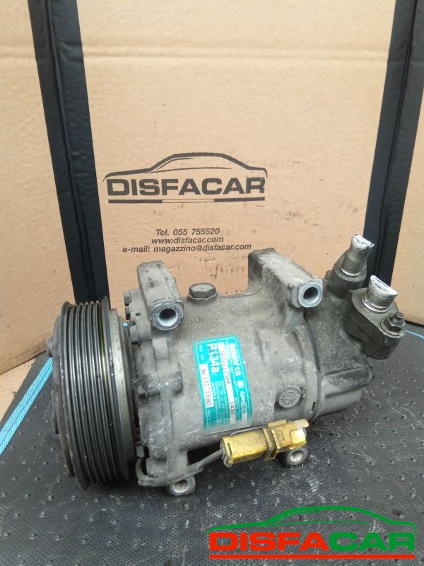 Compressore clima usato Peugeot 307 206, BIPPER, PARTNER, BERLINGO, C2, C3 1998, codice 1438 – foto 2 di 10