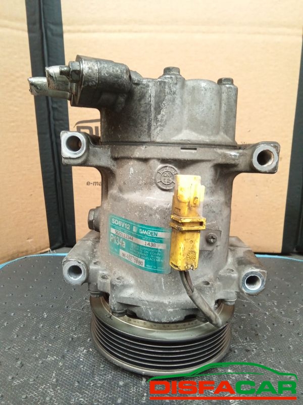 Compressore clima usato Peugeot 307 206, BIPPER, PARTNER, BERLINGO, C2, C3 1998, codice 1438 – foto 5 di 10