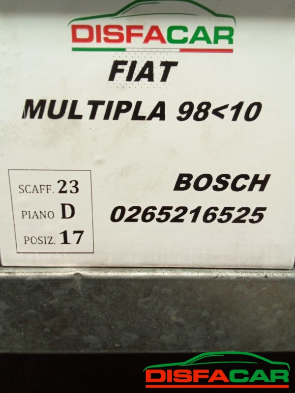 Centralina abs Fiat Multipla 1998