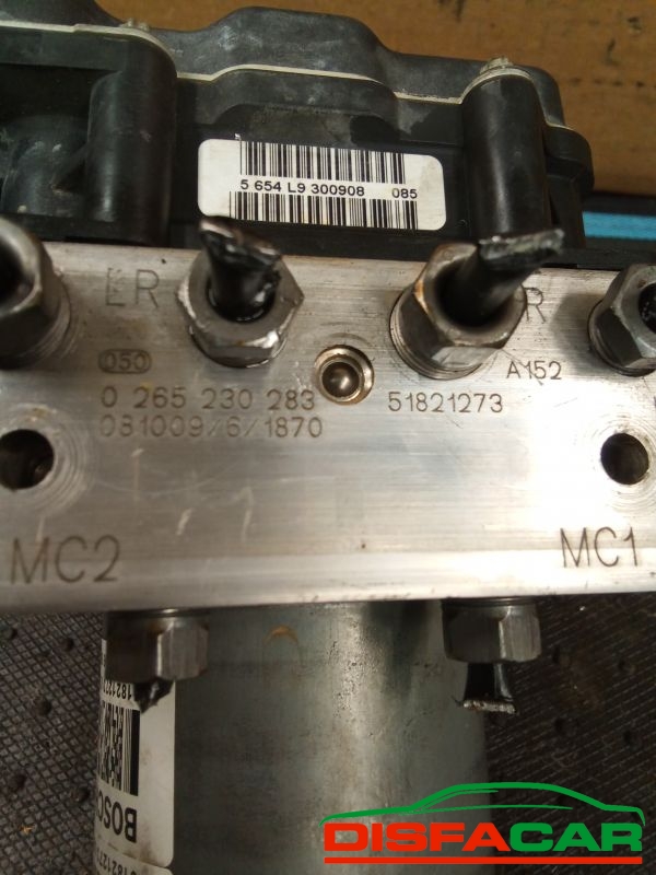 Centralina ABS usata Fiat 500 (312) 2007, codice 0265230283 – foto 3 di 8