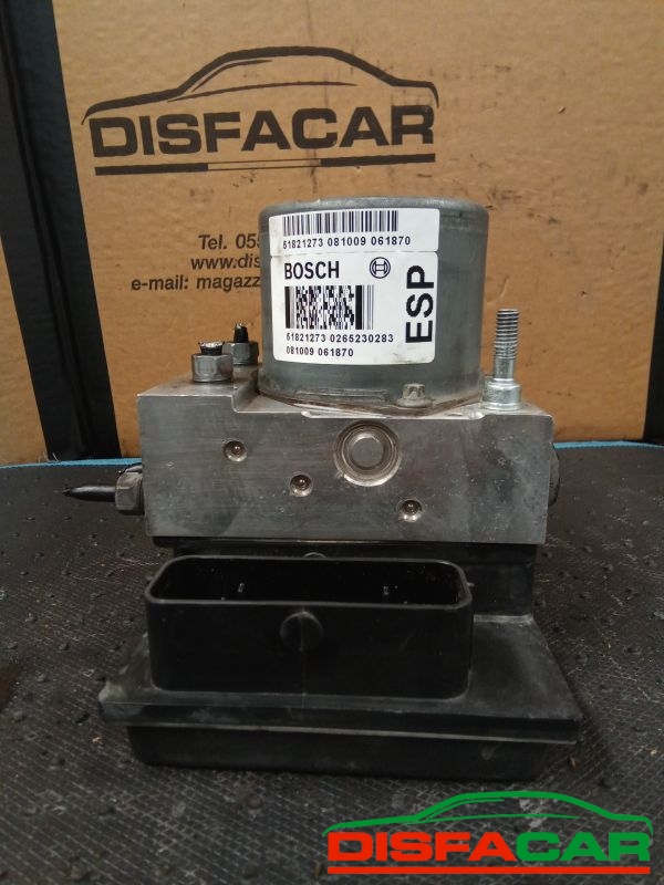Centralina ABS usata Fiat 500 (312) 2007, codice 0265230283 – foto 7 di 8