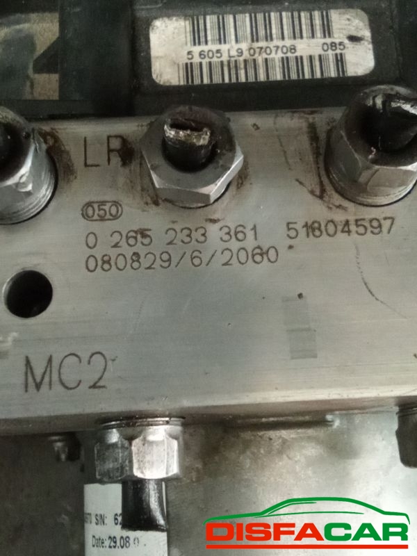 Centralina ABS usata Fiat Ducato 35 2006, codice 0265233361 – foto 3 di 8