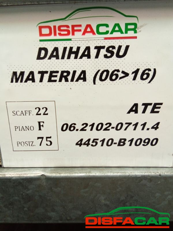 Centralina abs Daihatsu MATERIA 2006 – pezzo 1