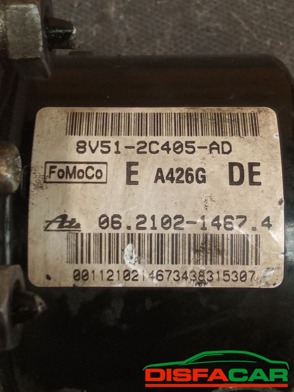 Centralina ABS usata Ford Fiesta 6A SERIE 2008, codice 06.2102-1467.4 – foto 3 di 8