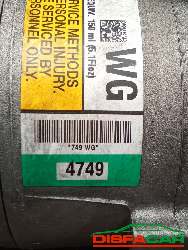 Compressore clima usato Opel Astra H - ZAFIRA B 2004, codice 4749 – foto 4 di 11