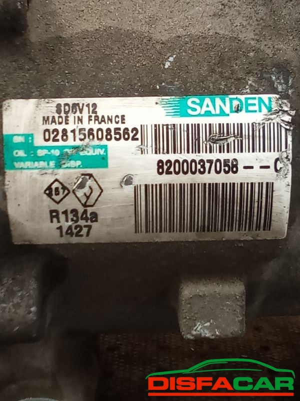 Compressore clima usato Renault Clio 3A SERIE - KANGOO 2005, codice 1427 – foto 3 di 10