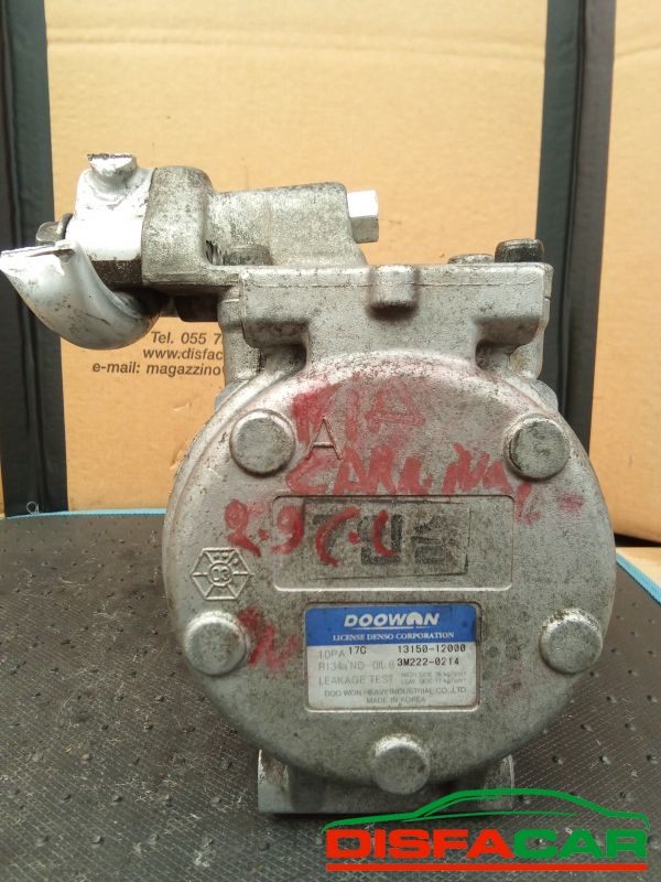 Compressore clima usato Kia Carnival 2A SERIE 2002, codice 13150-12000 – foto 10 di 10
