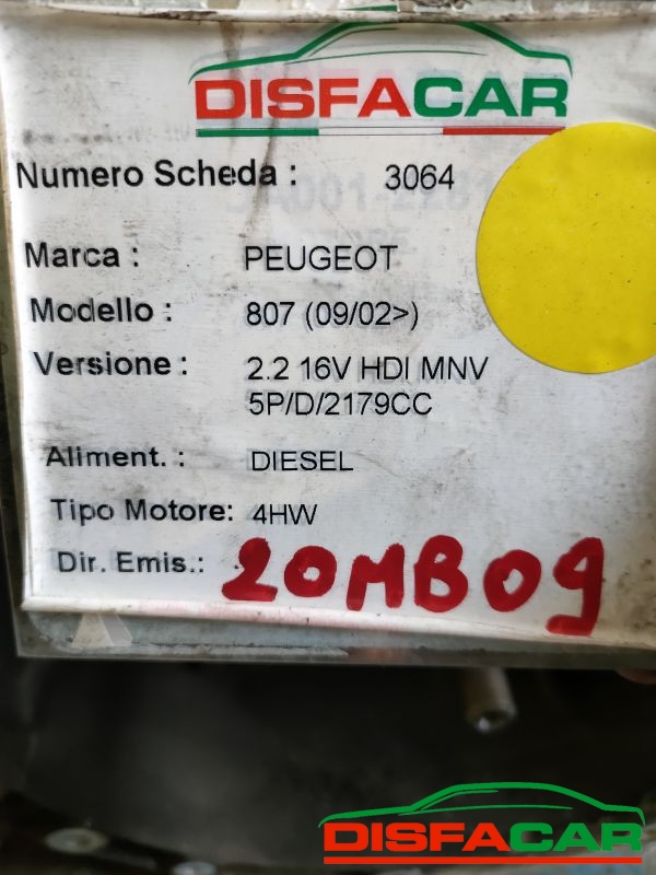 Cambio usato Fiat Ulysse LANCIA PHEDRA - P. 807 - C8 2002, codice 20mb09 – foto 11 di 12
