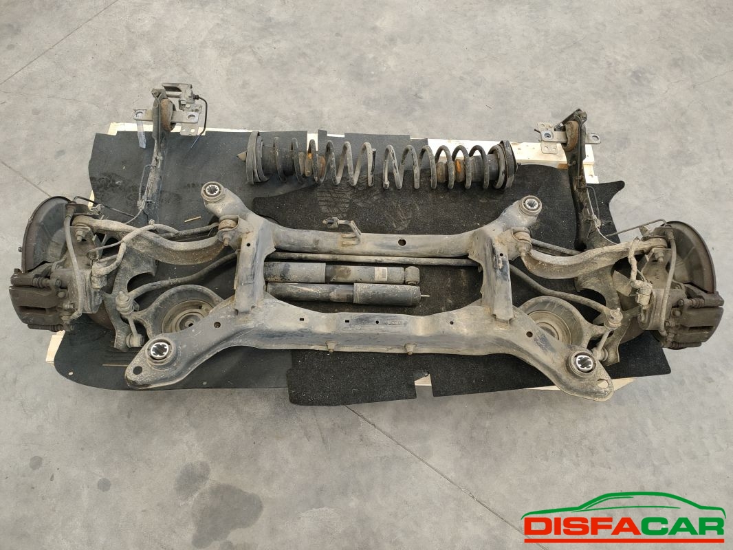 Assale posteriore usato Ford Galaxy CON PINZE FRENI ELETTRICHE ( MANCA PINZA SX E DISCO ) 2012, codice QYWA – foto 2 di 15