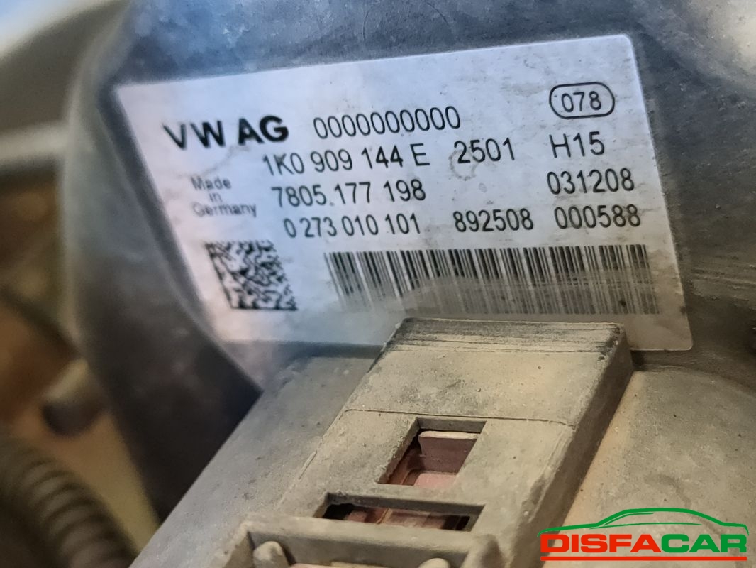 Telaietto anteriore usato Volkswagen Golf 6A SERIE 2008, codice CBA – foto 9 di 23