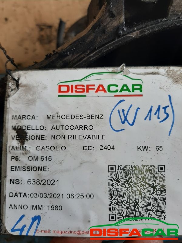 Cambio usato Mercedes Benz W 123 w115 1980, codice 1152612501 – foto 8 di 9