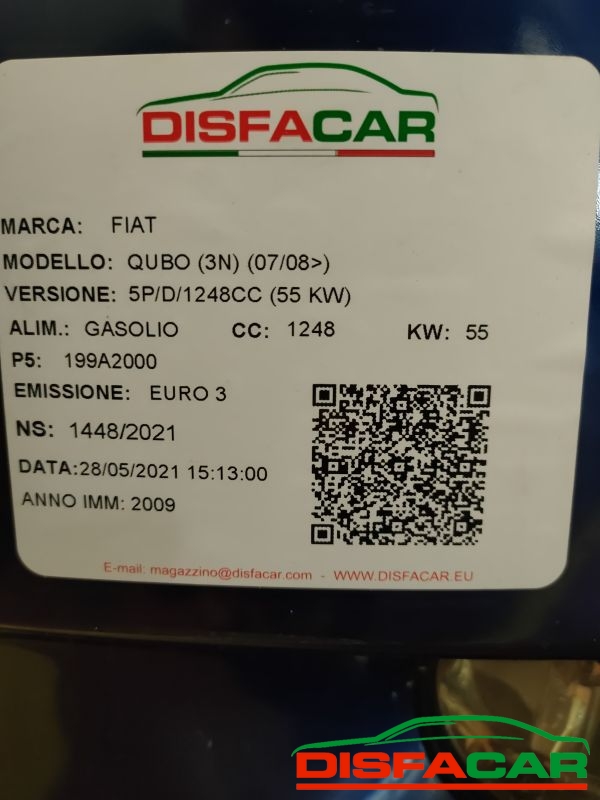 Lamierati usati Fiat Qubo MUSO 2008 – foto 15 di 15