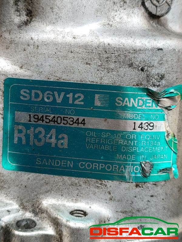 Compressore clima usato Citroën C3 1A SERIE - C2 - 206 -307 1998, codice 1439 – foto 3 di 10