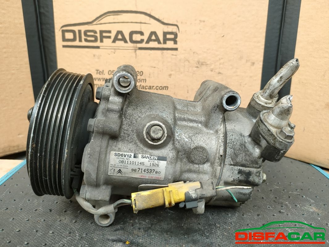 Compressore clima usato Peugeot 206 C2, C3, BERLINGO, XSARA, XSARA PICASSO, 1007, 206+, 207, BIPPER 1996… – foto 2 di 10
