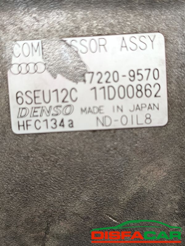 Compressore clima usato Audi A4 (B6) 2000, codice 447220-9570 – foto 3 di 10