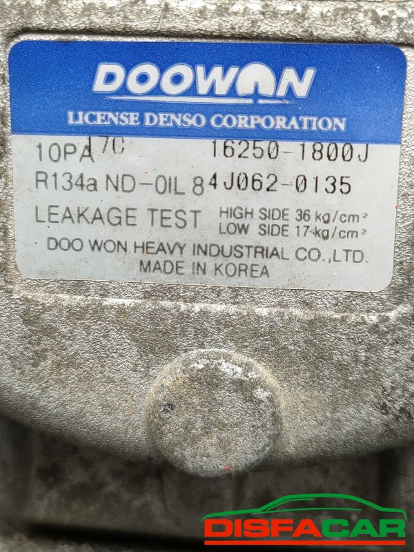 Compressore clima usato Hyundai Tucson 2004, codice 16250-1800j – foto 3 di 10