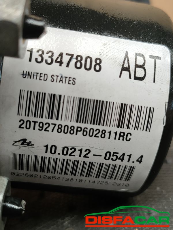 Centralina ABS usata Opel Astra J 2009, codice 10.0212-0541.4 – foto 3 di 9