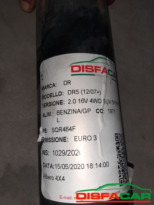 Albero di trasmissione usato DR DR5 2007, codice 2202010cc – foto 11 di 11