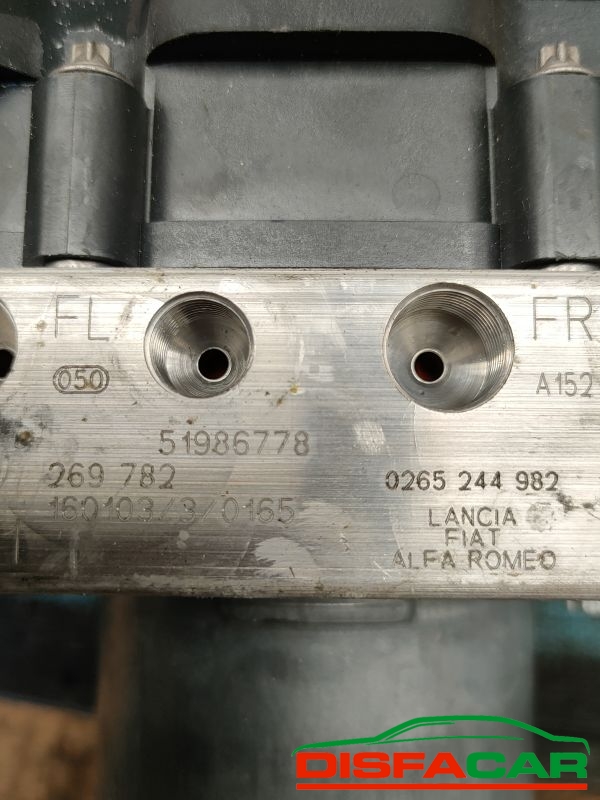 Centralina ABS usata Fiat Tipo 2A SERIE, codice 0265244982 – foto 3 di 8