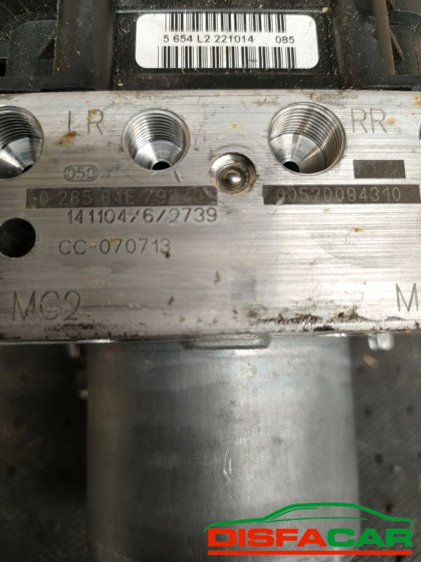 Centralina ABS usata Fiat 500, codice 0265252548 – foto 3 di 9