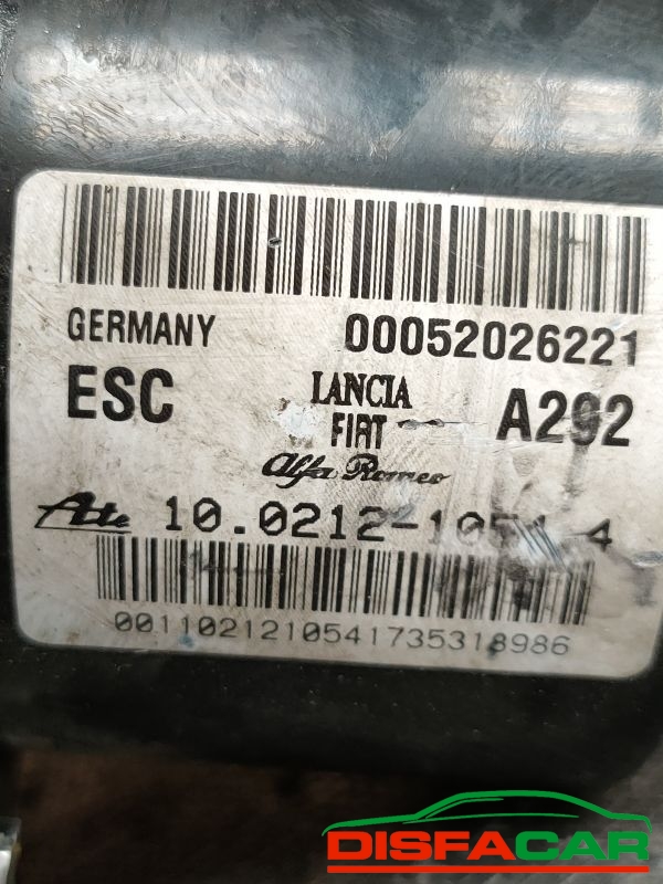 Centralina ABS usata Fiat Doblo 2014, codice 10.0212-1054.4 – foto 3 di 9