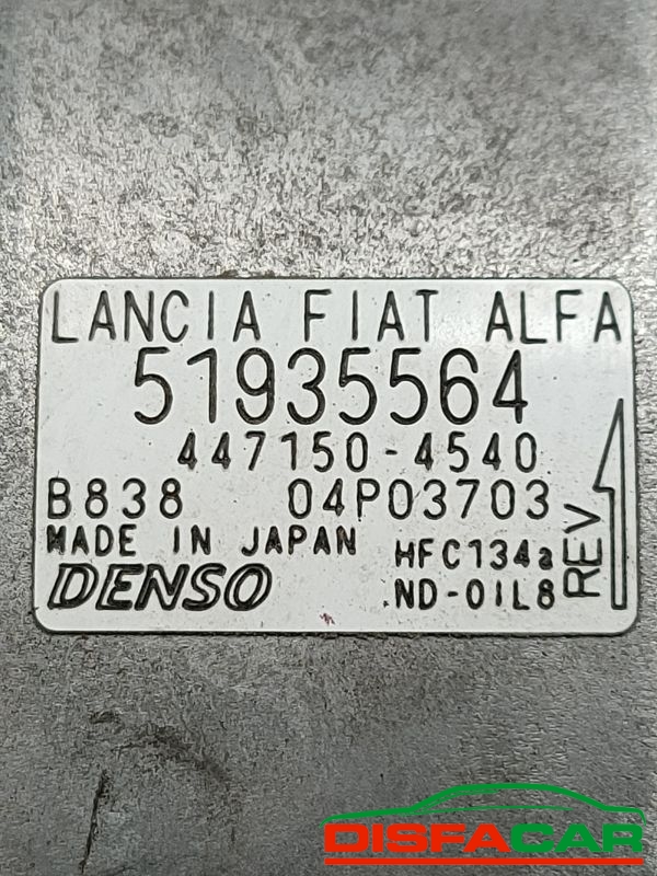 Compressore clima usato Alfa Romeo MiTo 2012, codice 51935564 – foto 3 di 10
