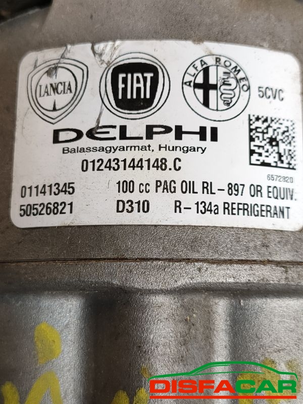 Compressore clima usato Alfa Romeo Giulietta 2013, codice 01141345 – foto 3 di 10