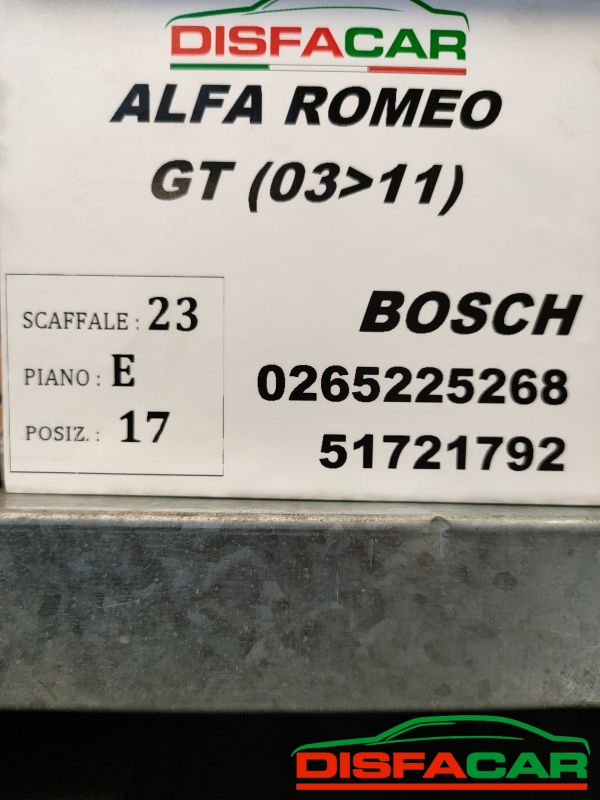 Centralina abs Alfa Romeo GT 2003