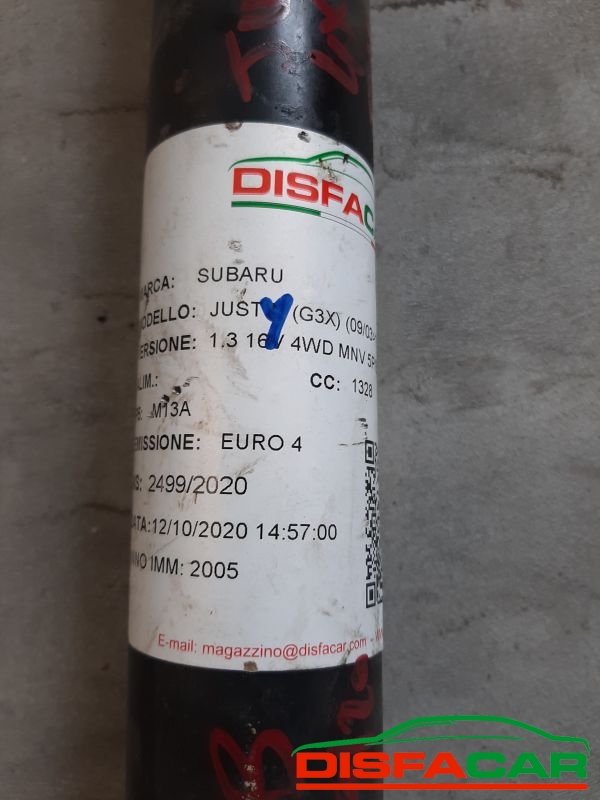 Albero di trasmissione usato Subaru Justy 2003 – foto 7 di 11