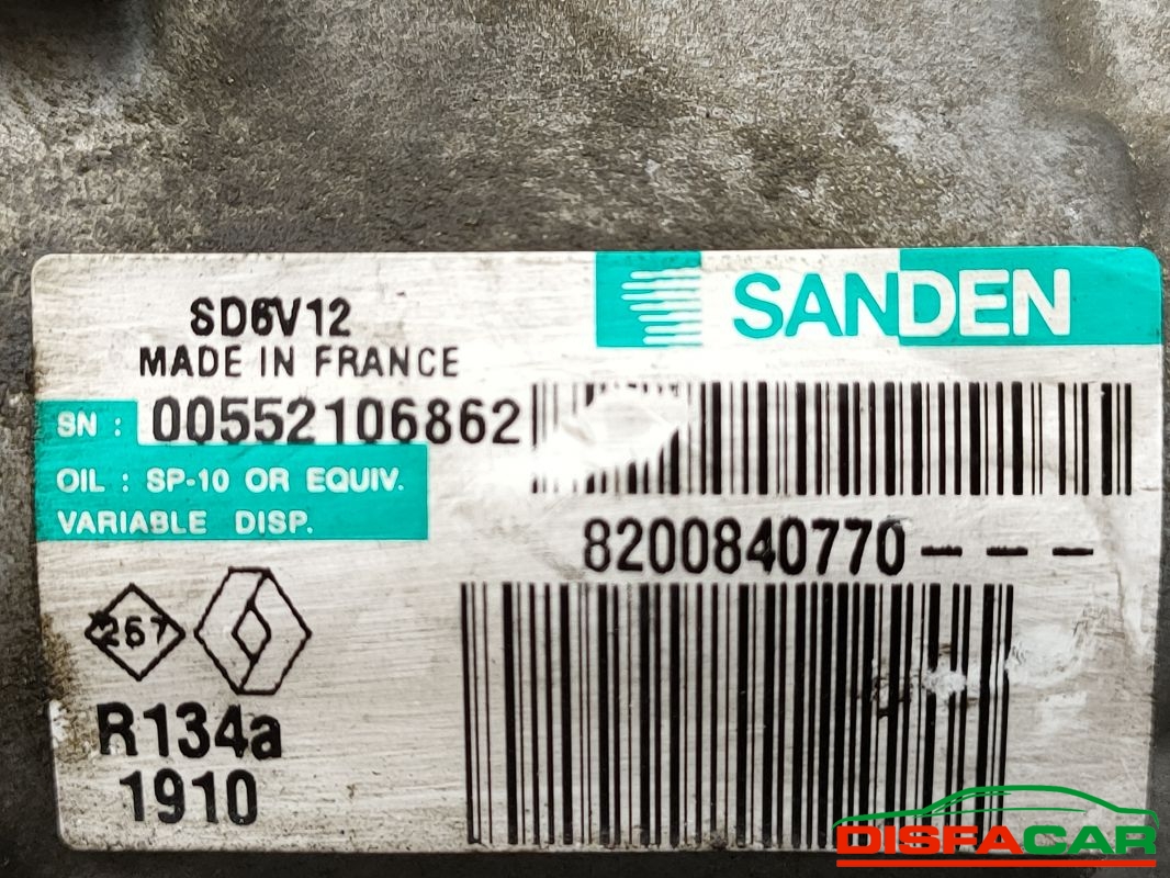 Compressore clima usato Renault Kangoo CLIO 1997, codice 1910 – foto 3 di 10