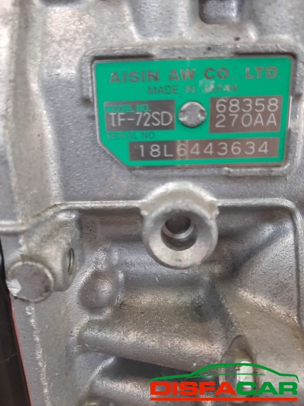 Cambio usato Jeep Renegade HYBRID 4XE AT6 2020, codice tf-72sd – foto 7 di 12