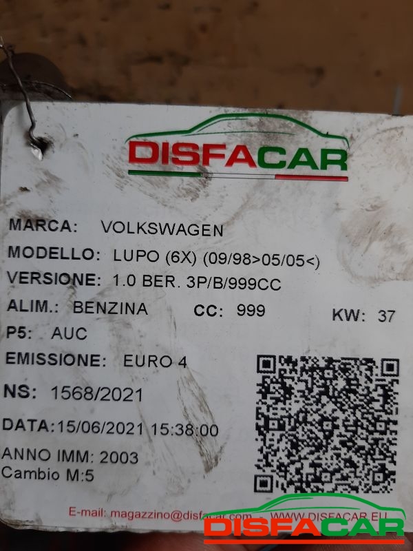 Cambio usato Volkswagen Lupo 1998, codice AUC – foto 8 di 9
