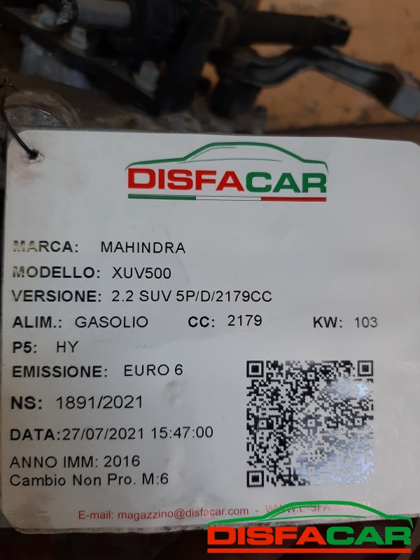 Cambio usato Mahindra XUV 500 2016, codice HY – foto 11 di 12