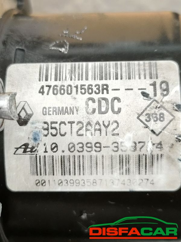 Centralina ABS usata Renault Megane 3A SERIE 2008, codice 10.0399-3597.4 – foto 3 di 9